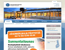 Tablet Screenshot of kansanlaakintakeskus.com